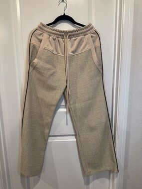 Divina Moda Jogger Beige women’s pants Sz M